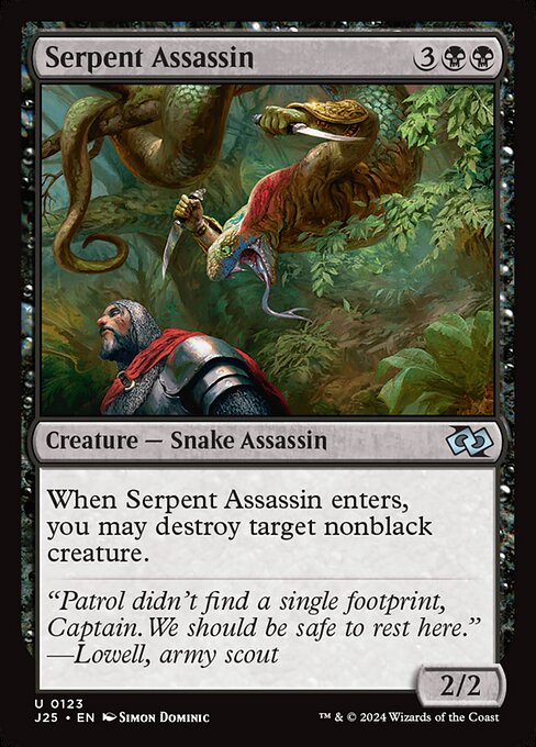 J25 123 Serpent Assassin U