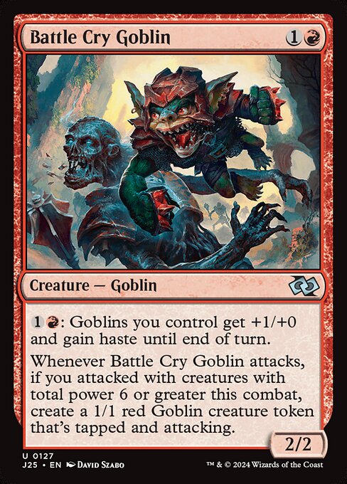 J25 127 Battle Cry Goblin U