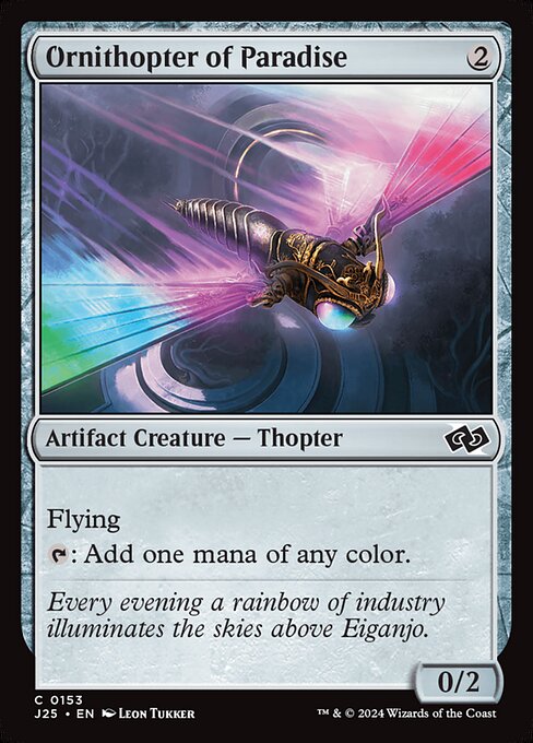 J25 153 Ornithopter of Paradise C