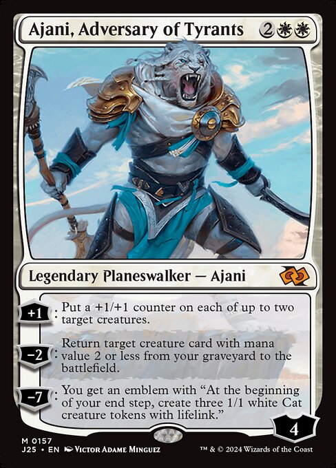 J25 157 Ajani, Adversary of Tyrants M