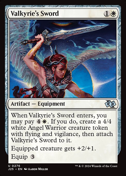 J25 276 Valkyrie's Sword U