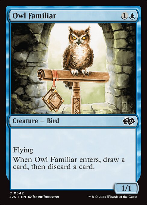 J25 342 Owl Familiar C
