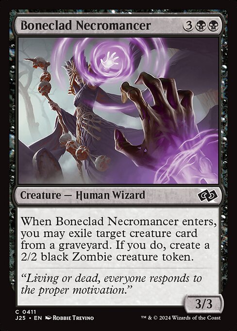 J25 411 Boneclad Necromancer C