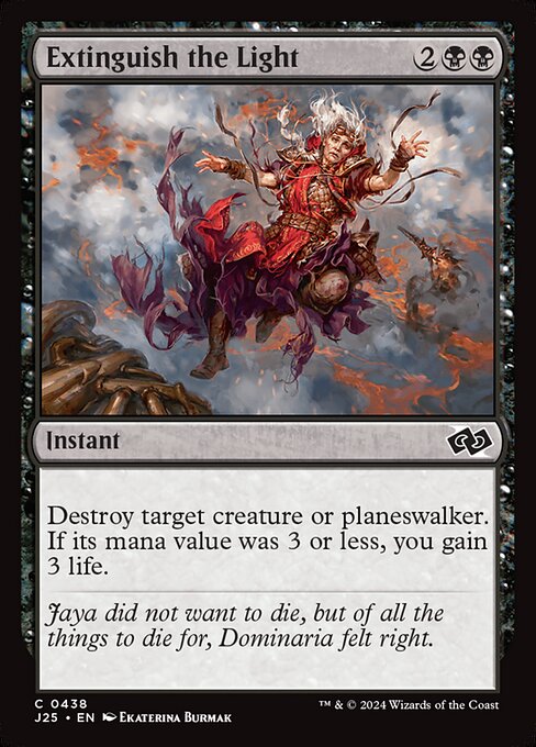 J25 438 Extinguish the Light C