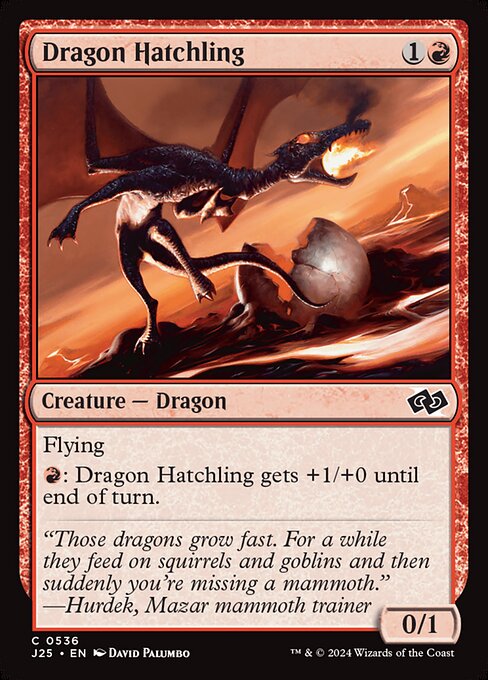 J25 536 Dragon Hatchling C
