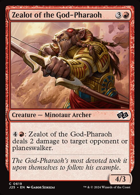 J25 619 Zealot of the God-Pharaoh C