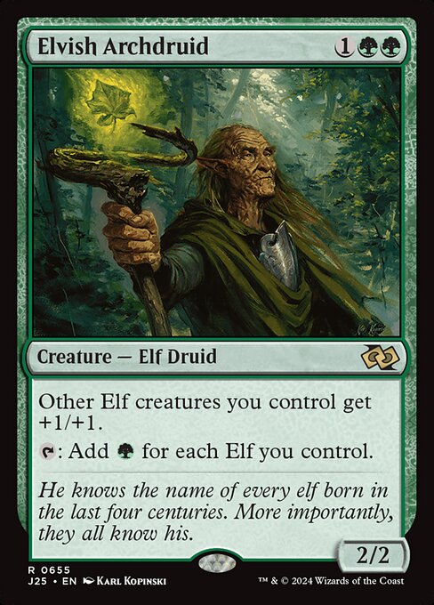J25 655 Elvish Archdruid R