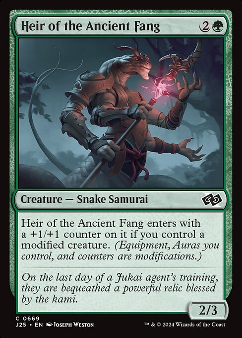 J25 669 Heir of the Ancient Fang C