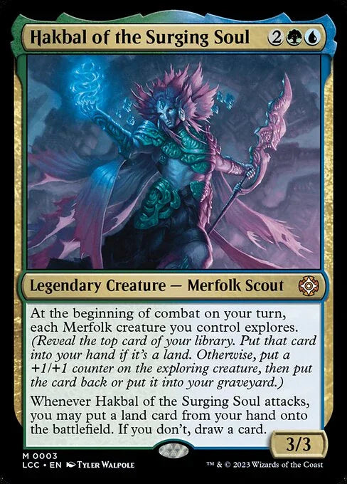 [Foil] LCC 003 Hakbal of the Surging Soul M