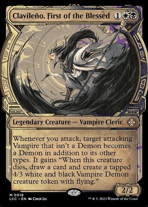 [Foil] LCC 018 Clavileno, First of the Blessed (0018 - Showcase) M