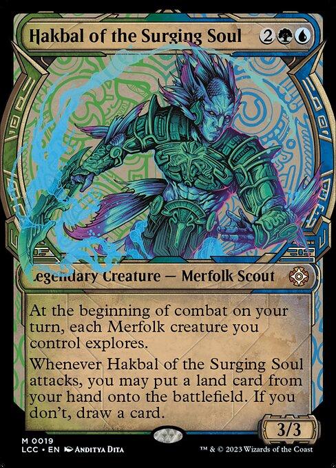[Foil] LCC 019 Hakbal of the Surging Soul (0019 - Showcase) M