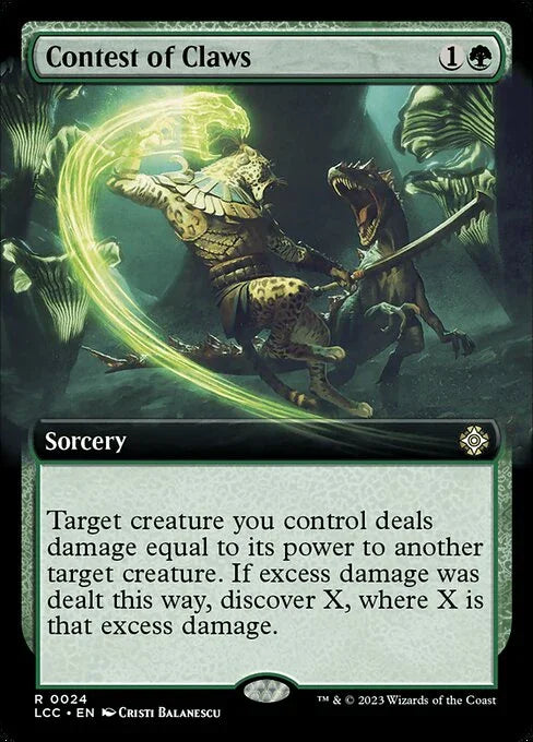 [Foil] LCC 024 Contest of Claws (0024 - Extended Art) R