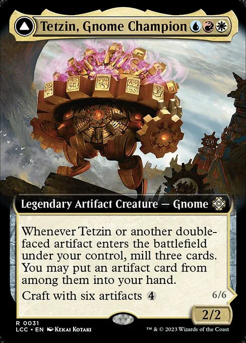 [Foil] LCC 031 Tetzin, Gnome Champion (0031 - Extended Art) R