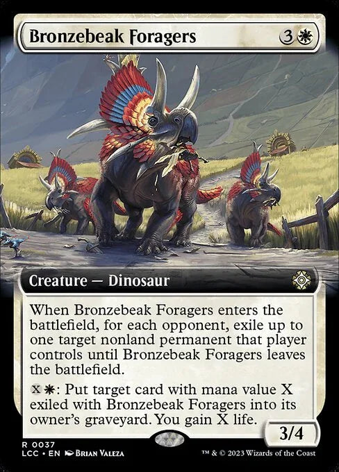 LCC 037 Bronzebeak Foragers (0037 - Extended Art) R