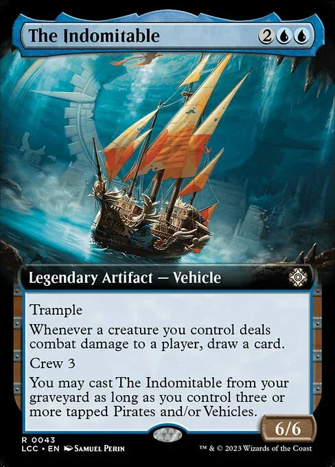 LCC 043 The Indomitable (0043 - Extended Art) R