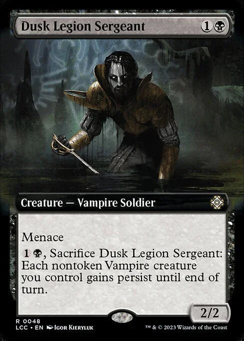 LCC 048 Dusk Legion Sergeant (0048 - Extended Art) R