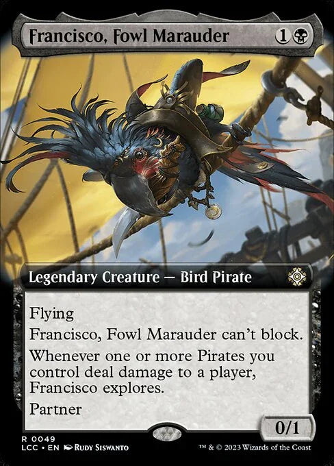 LCC 049 Francisco, Fowl Marauder (0049 - Extended Art) R