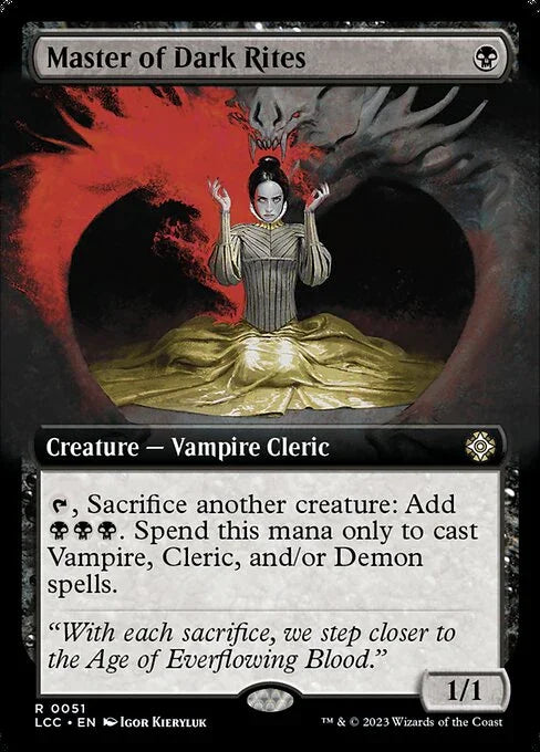 LCC 051 Master of Dark Rites (0051 - Extended Art) R