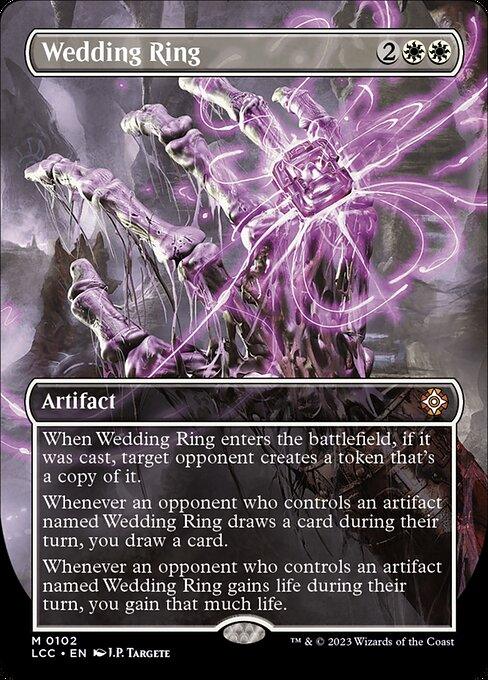 [Foil] LCC 102 Wedding Ring (0102 - Borderless Box Topper) M