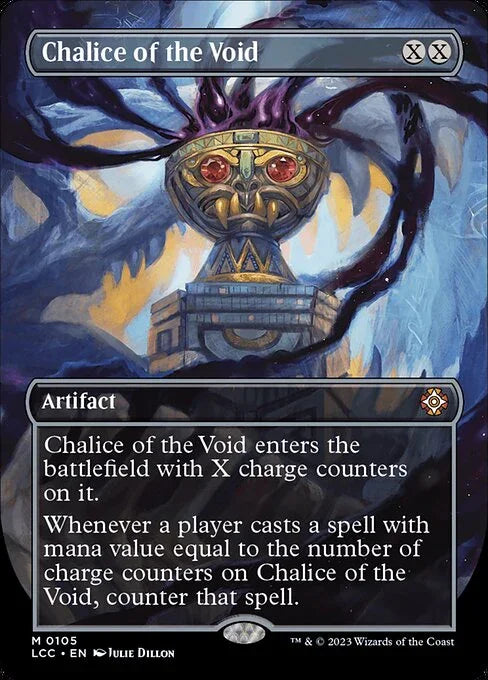 [Foil] LCC 105 Chalice of the Void (0105 - Borderless Box Topper) M