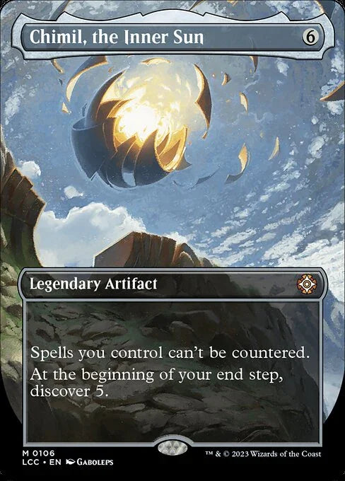 [Foil] LCC 106 Chimil, the Inner Sun (0106 - Borderless Box Topper) M