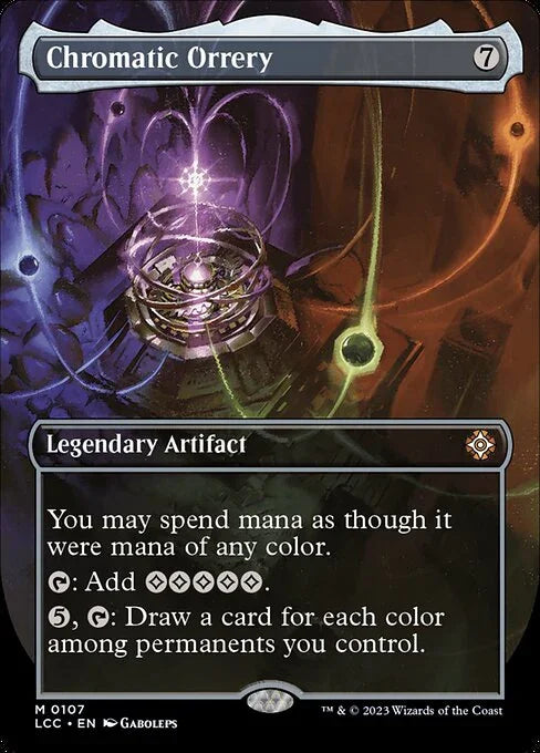 [Foil] LCC 107 Chromatic Orrery (0107 - Borderless Box Topper) M