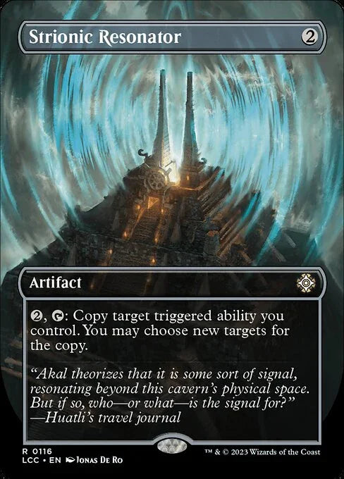[Foil] LCC 116 Strionic Resonator (0116 - Borderless Box Topper) R