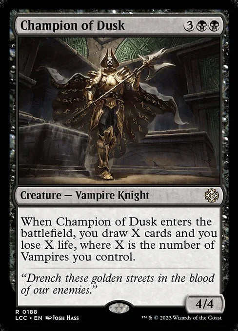 LCC 188 Champion of Dusk R