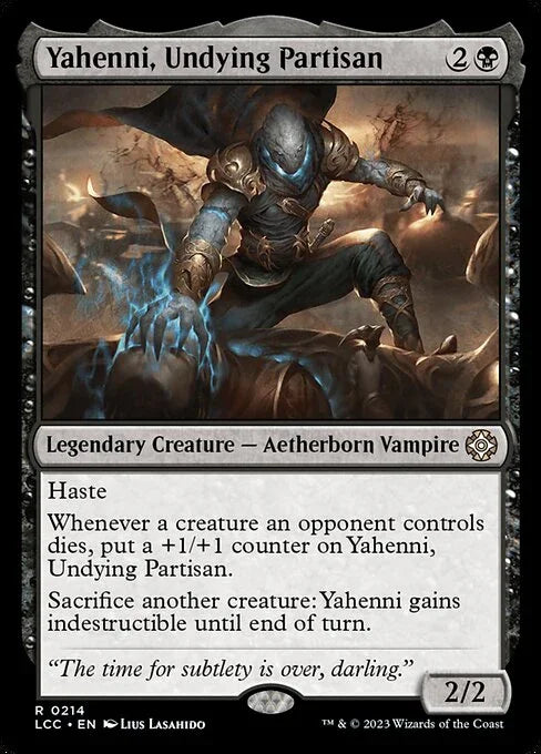 LCC 214 Yahenni, Undying Partisan R