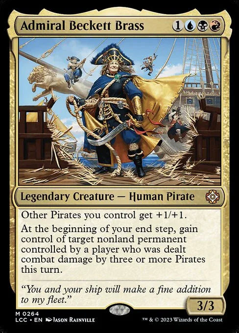 LCC 264 Admiral Beckett Brass M