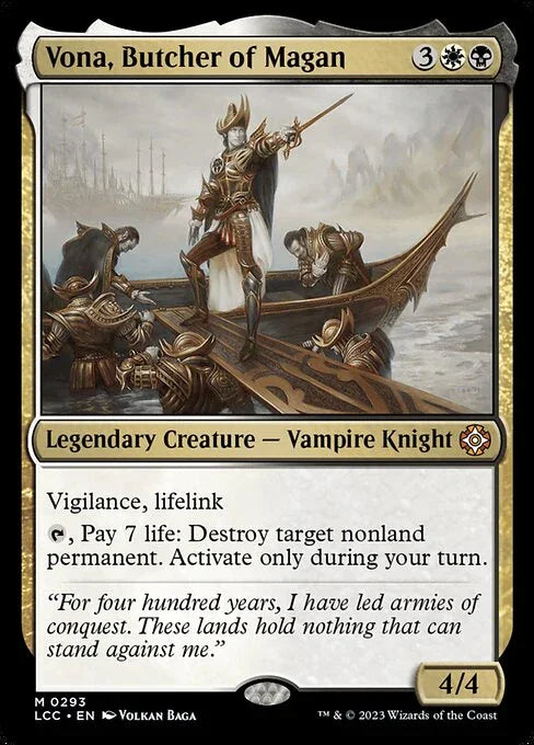 LCC 293 Vona, Butcher of Magan M