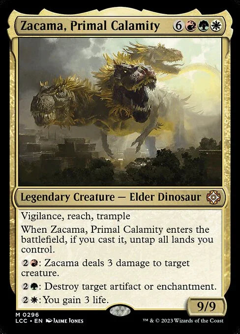 LCC 296 Zacama, Primal Calamity M