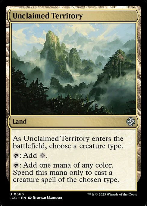LCC 366 Unclaimed Territory U