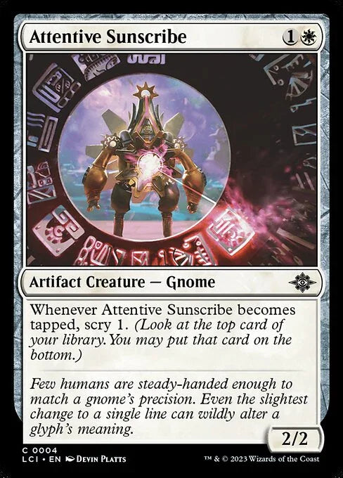 [Foil] LCI 004 Attentive Sunscribe C