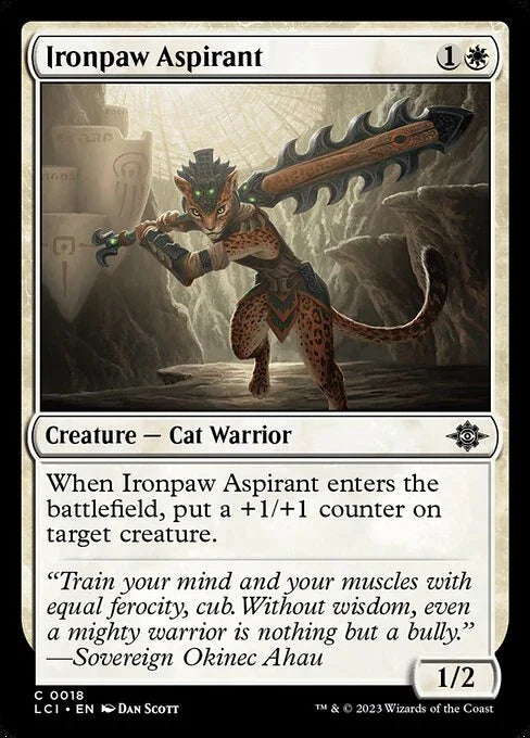 [Foil] LCI 018 Ironpaw Aspirant C