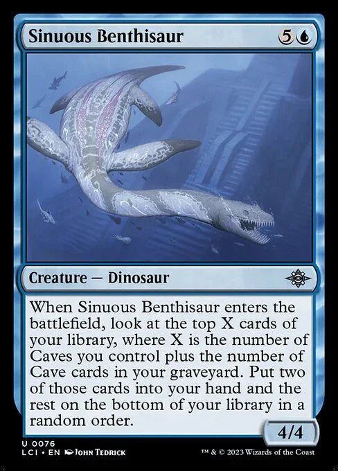 [Foil] LCI 076 Sinuous Benthisaur U