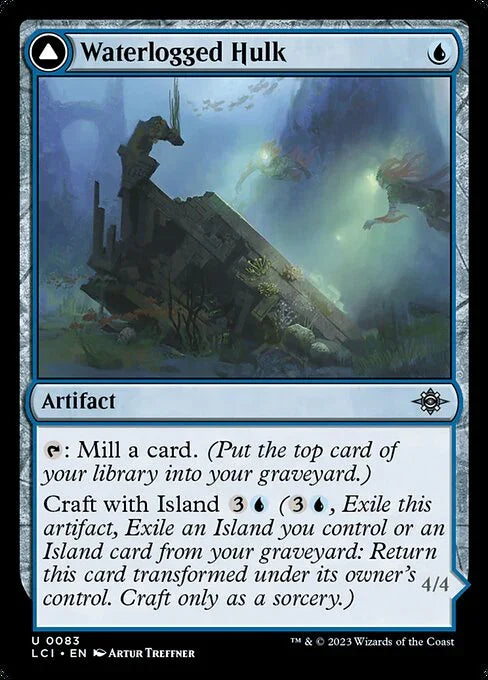 [Foil] LCI 083 Waterlogged Hulk U
