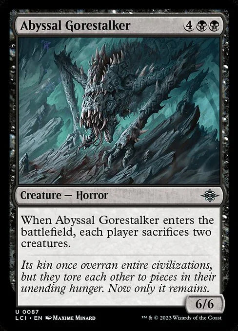 [Foil] LCI 087 Abyssal Gorestalker U
