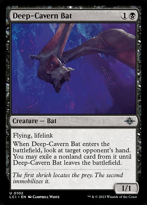 [Foil] LCI 102 Deep-Cavern Bat U