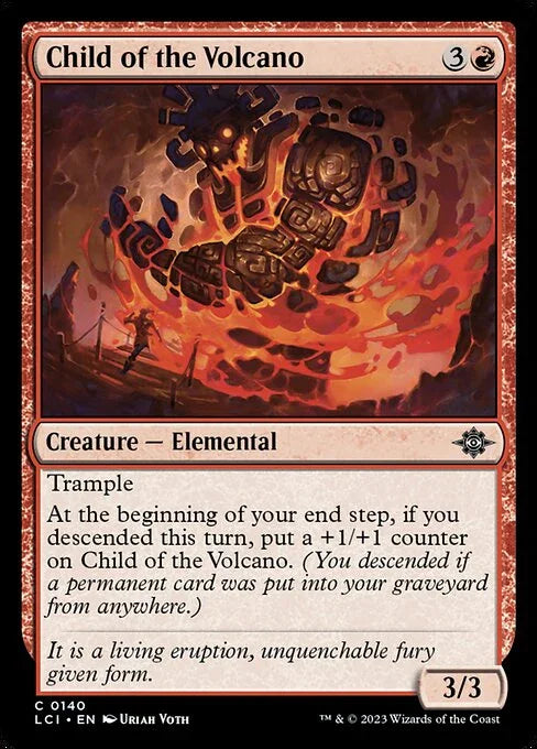 [Foil] LCI 140 Child of the Volcano C