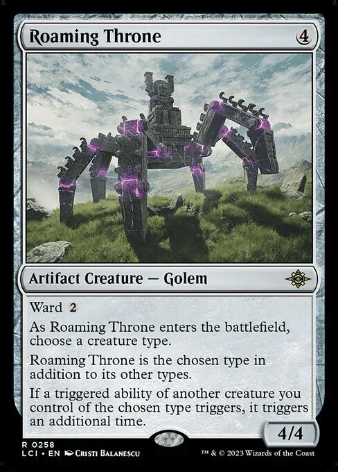[Foil] LCI 258 Roaming Throne R