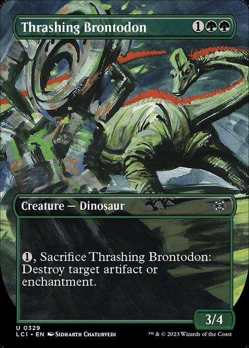 LCI 329 Thrashing Brontodon (0329 - Borderless) U