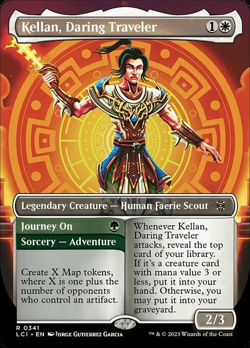 [Foil] LCI 341 Kellan, Daring Traveler (0341 - Borderless) R