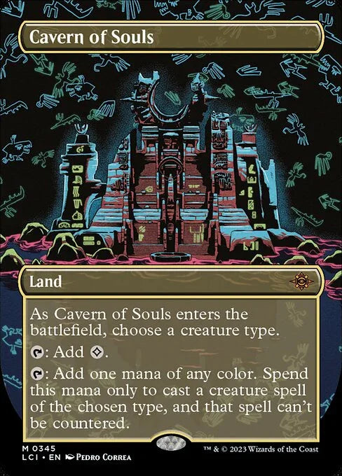 [Foil] LCI 345 Cavern of Souls (0345 - Borderless) M