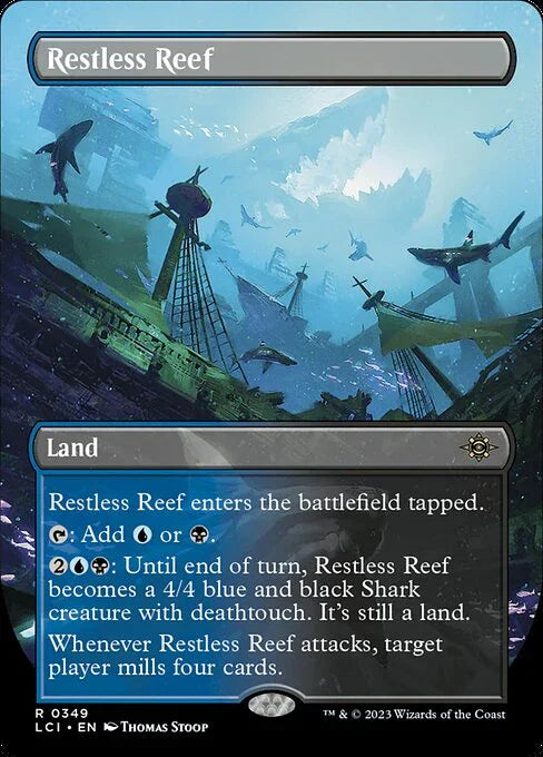 [Foil] LCI 349 Restless Reef (0349 - Borderless) R