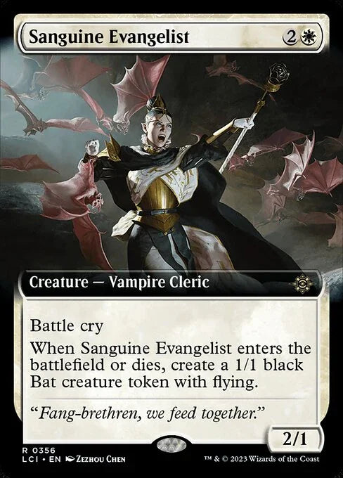 [Foil] LCI 356 Sanguine Evangelist (0356 - Extended Art) R