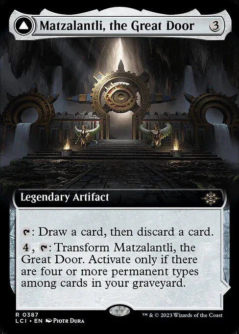 [Foil] LCI 387 Matzalantli, the Great Door (0387 - Extended Art) R
