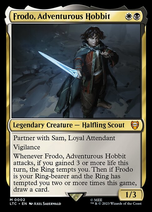 [Foil] LTC 002 Frodo, Adventurous Hobbit M