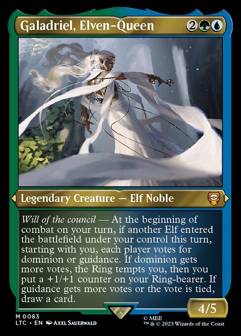 LTC 083 Galadriel, Elven-Queen (Display Commander - Not Tournament Legal) M