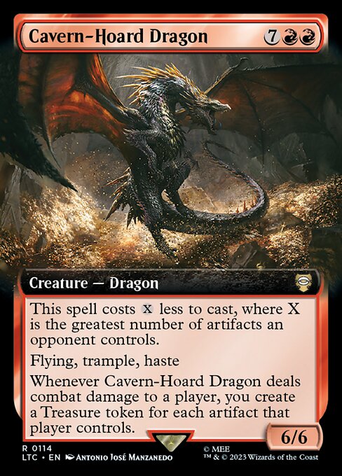 LTC 114 Cavern-Hoard Dragon (Extended Art) R